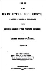 US Senate Documents on Fenian Raids